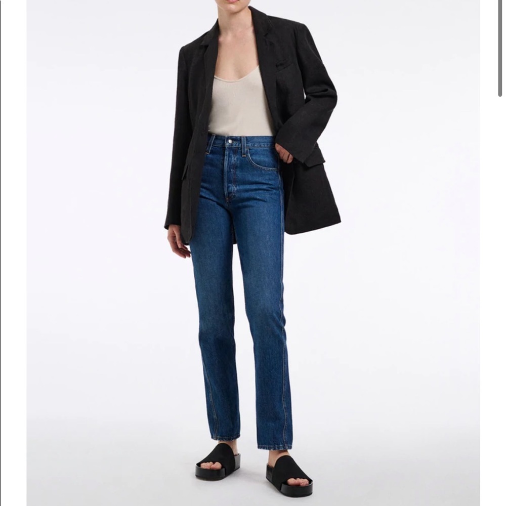 CO Essentials High Rise Denim Indigo JEANS